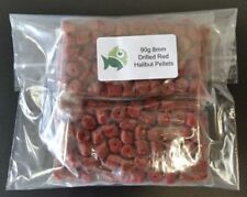 90g 8mm Drilled Red Halibut Pellets