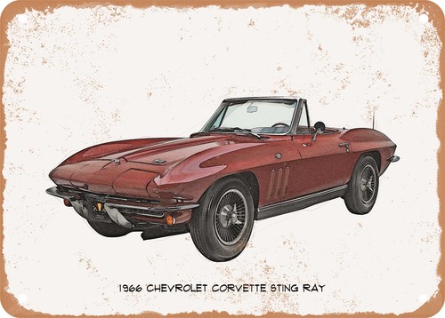 Classic car art 1966 chevy - -,