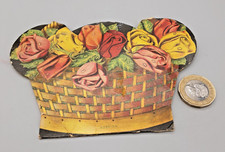 Vintage Retro Rose Basket