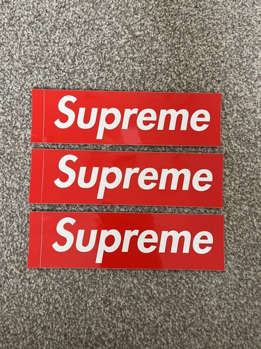 Authentic supreme box - 3x, logo