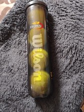 Wilson US Open Extra Duty Tennis Balls , Yellow, 4 Balls