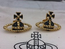 Vivienne Westwood girls Crystal Orb Stud Earrings E06972