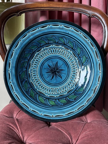 Vintage moroccan safi pottery - moroccan,