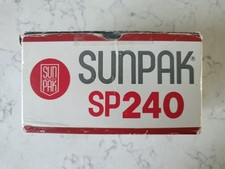 Vintage SUNPAK SP40 Electronic Flash Unit for Film Camera.