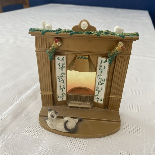 Christmas fireplace - m&s,