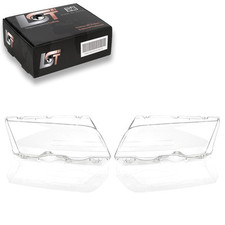 2x Headlight Glass Xenon