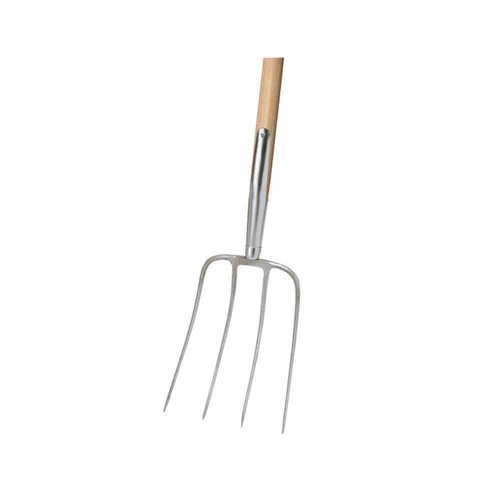Manure fork with - fork, tines