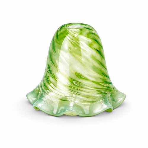 Vaseline twisted drip shade - twisted,