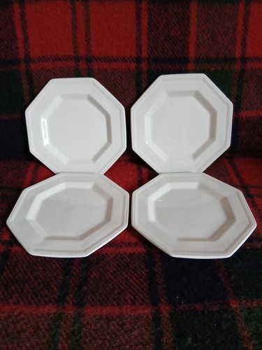 Vintage octagonal tea plates - 4,