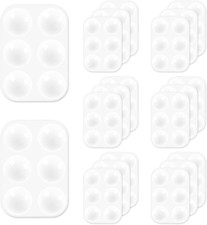 20x Paint Mixing Palettes with 6 Wells - Plastic Wet Palette Trays for Painting