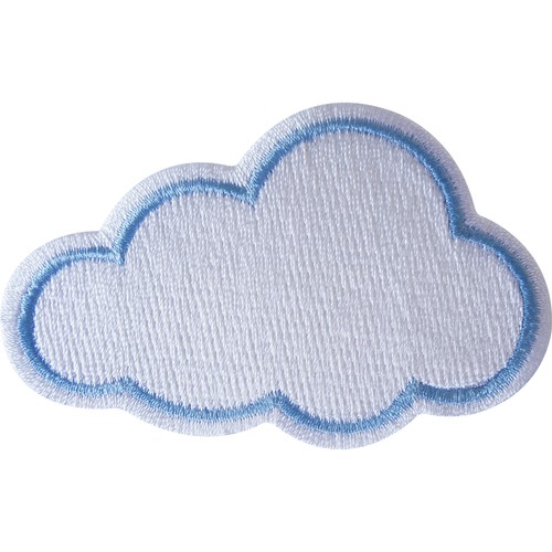 Embroidered iron cloud - embroidered,