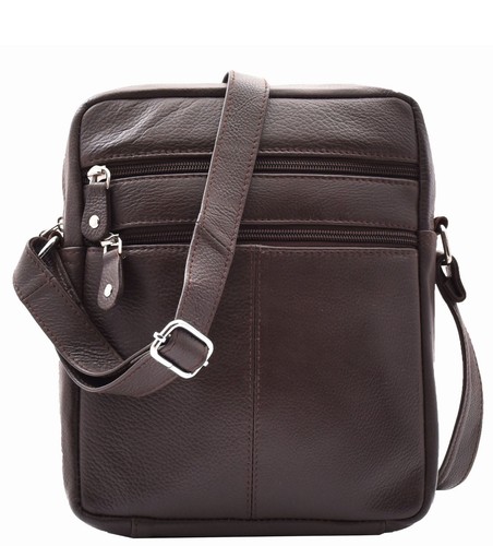 Mens real leather shoulder - mens,