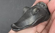 Vintage Hand Made Bronze? Brass? Crocodile/Alligator Head Decoration Paperweight