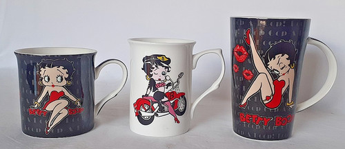 Three betty boop ceramic - betty,