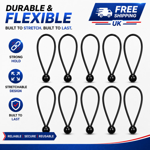 10x flag pole clips - clips, bungee