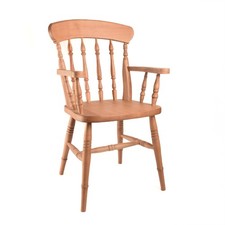 Farmhouse spindle back carver - farmhouse,