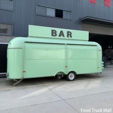 Mint Green Retro Food Trailer | Vintage Mobile Catering Van
