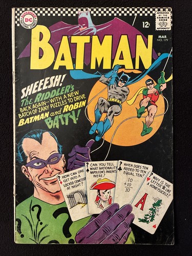 Batman 179 centerfold - batman, 5.0