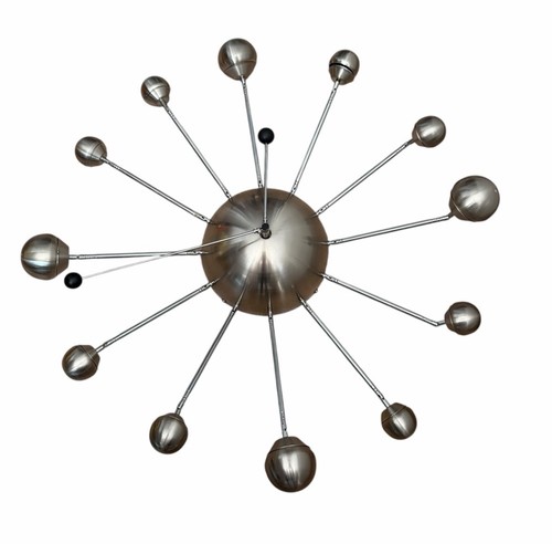 Movable space ball clock - movable,