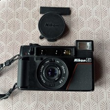 Nikon L35AF Point & Shoot Film Camera 35mm Working