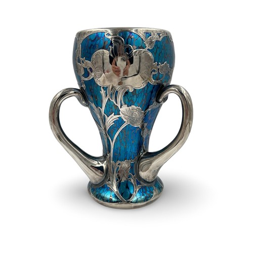 Loetz art nouveau handle - loetz,