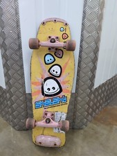 Vintage Skaight Board Stupid Skateboard 80s 1980s Wall Art Used