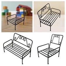 1/6 Scale Mini Dollhouse Chair Rustic for Fairy Garden Diorama Photo Props