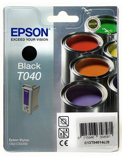 Epson t040 original black - t040,