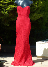 Jessica Wright Michelle Strapless Maxi Dress Size 14 UK Wedding PROM Cruise 2