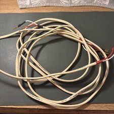 Pair 2.5M Cable Talk Theatre Speaker Cable Banana Plugs Gold Plated