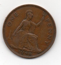 1946 ONE PENNY KING GEORGE VI