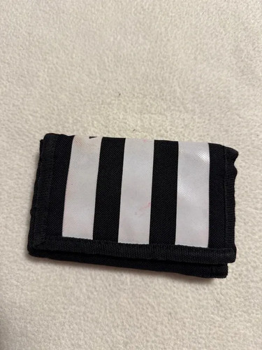 Adidas black and white canvas