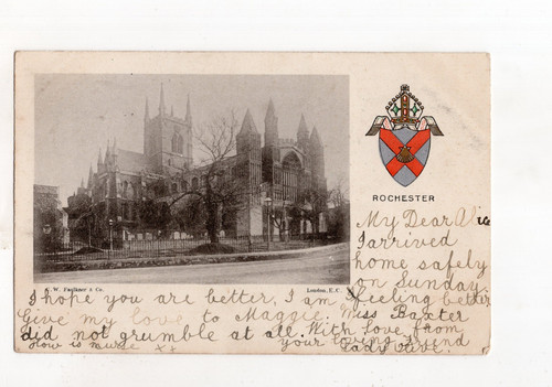 Kevii rochester postcard 1903 - postcard,