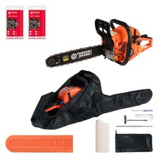 58cc 16" Petrol Chainsaw + 2 x