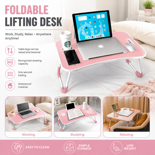 Folding laptop table - folding,