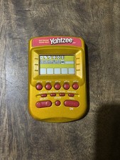 Vintage YAHTZEE Brand Electronic Handheld Game ~ Hasbro 2002