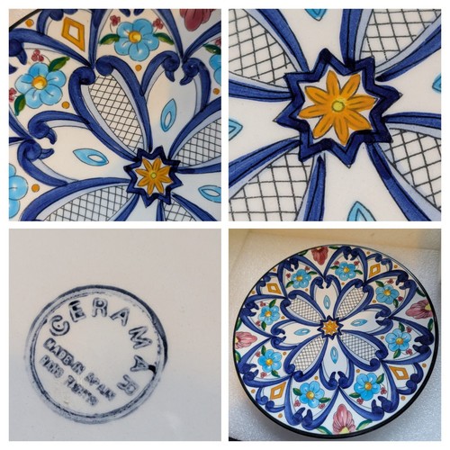 Vintage ceramar wall plate - vintage,