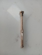 Yellow Gold Propelling Pencil w/Onyx Knop Antique Victorian 8g