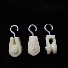 10 Pcs White Mini Plastic