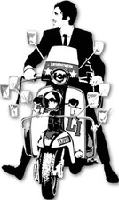 Scooter Boys Vinyl Stickers