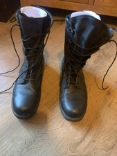 Black Leather Army Combat