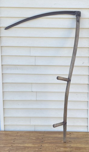 Vintage wooden handle hay - vintage,