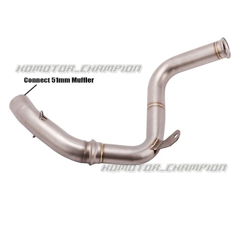 Exhaust system mid link pipe - link,