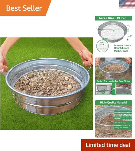 Extra large soil - large, sifter