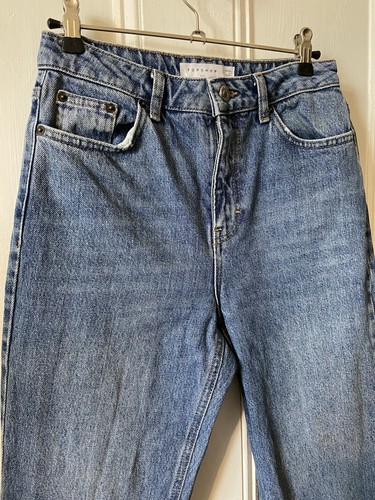 Topshop mom high rise blue - high,