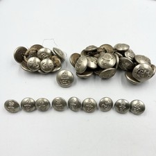 Genuine Kings Crown Royal Navy Buttons 25mm & 18mm Approx 40