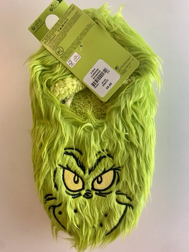 The grinch fluffy slippers - grinch,