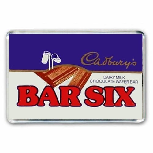 Retro chocolate bar wrapper - ,