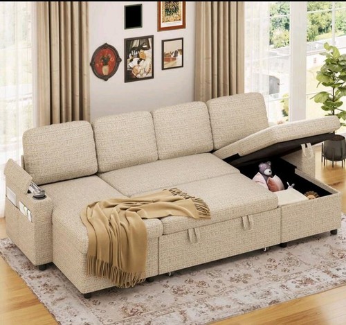 Corner sofa bed shaped - bed,, u-shaped