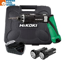 HiKOKI DB3DL2JLZ 3.6v Cordless Screwdriver Drill Inc 2x 1.5Ah Batts